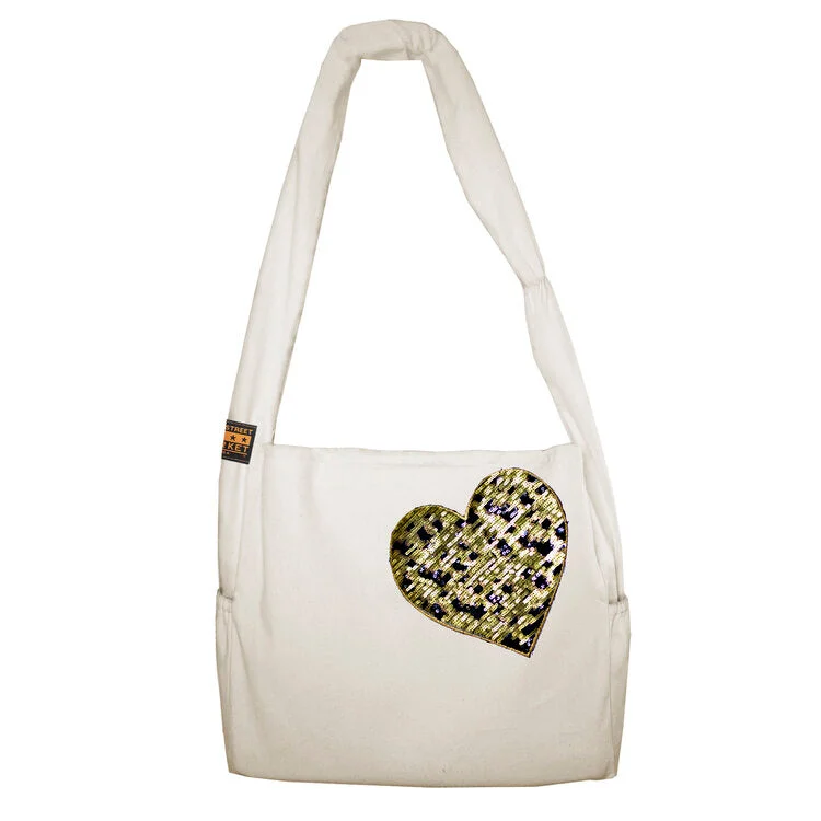 Black Friday Deals On Stylish Handbags Vine Street Market Leopard Heart Sequin Large Canvas Tote Black Friday Deals On Stylish Handbags Vine Street Market Leopard Heart Sequin Large Canvas Tote