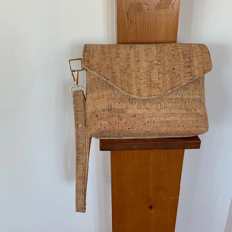 Seasonal Clearance Bags For Summer, Winter, Etc. Cork crossbody with flap closure, exterior slip pocket, and fully lined Seasonal Clearance Bags For Summer, Winter, Etc. Cork crossbody with flap closure, exterior slip pocket, and fully lined