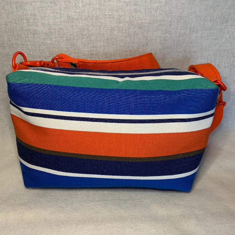 Retro Style Promotions The perfect summer addition-A canvas striped crossbody bag.