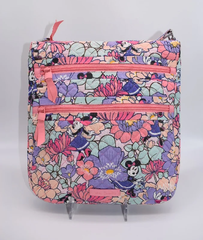Limited-Time Offer On Trendy Bags Vera Bradley Triple Zip Crossbody Bag in "Minnie's Garden Party" Limited-Time Offer On Trendy Bags Vera Bradley Triple Zip Crossbody Bag in "Minnie's Garden Party"
