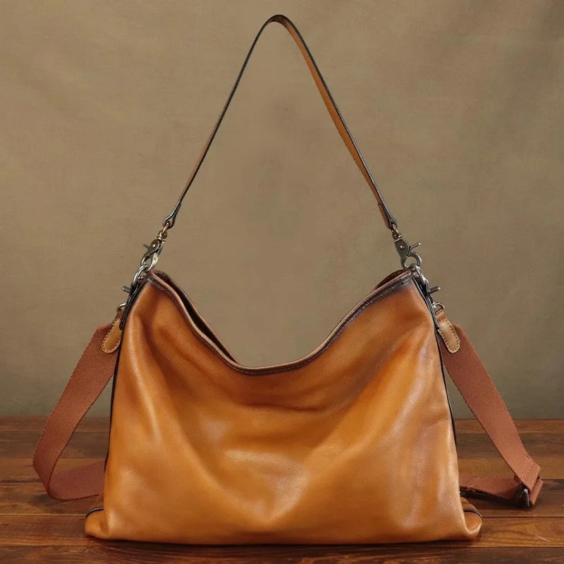 Affordable Bags For Budget Shoppers Vintage Womens Genuine Leather Tote Bag Shoulder Handbags