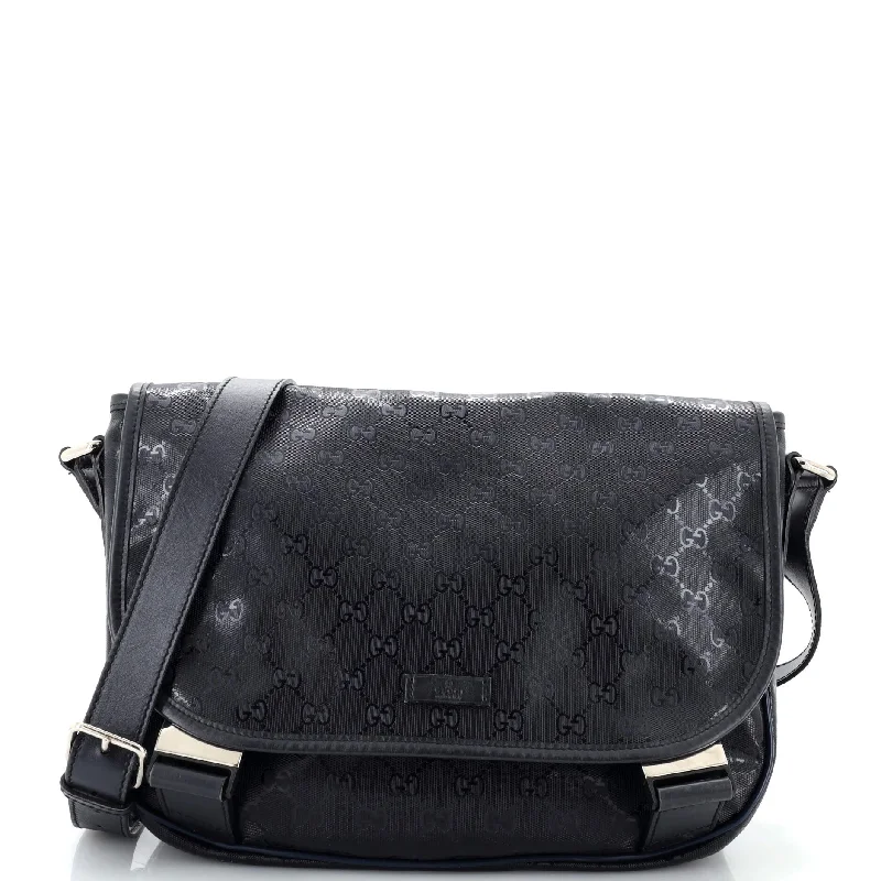 The Latest Fashion Trends Double Buckle Messenger Bag GG Imprime Medium