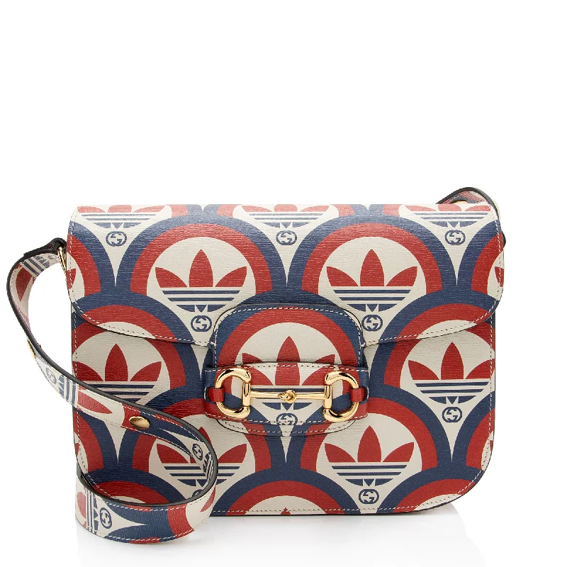 Active Lifestyles Gucci x Adidas Calfskin Interlocking G Horsebit 1955 Small Shoulder Bag Active Lifestyles Gucci x Adidas Calfskin Interlocking G Horsebit 1955 Small Shoulder Bag