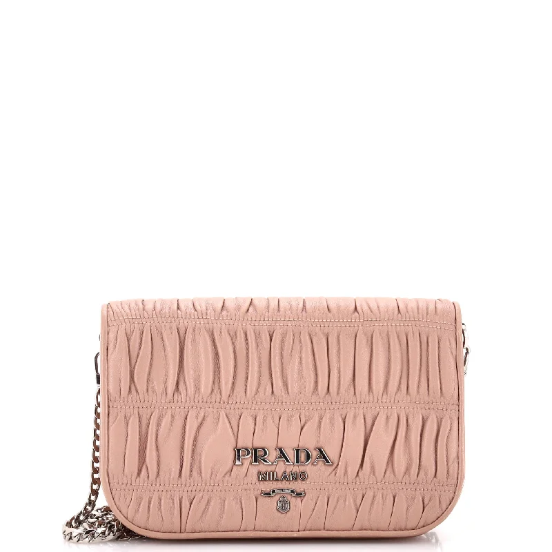 Elegant Bags For Formal Events And Luxury Occasions Chain Flap Crossbody Bag Nappa Gaufre Small Elegant Bags For Formal Events And Luxury Occasions Chain Flap Crossbody Bag Nappa Gaufre Small