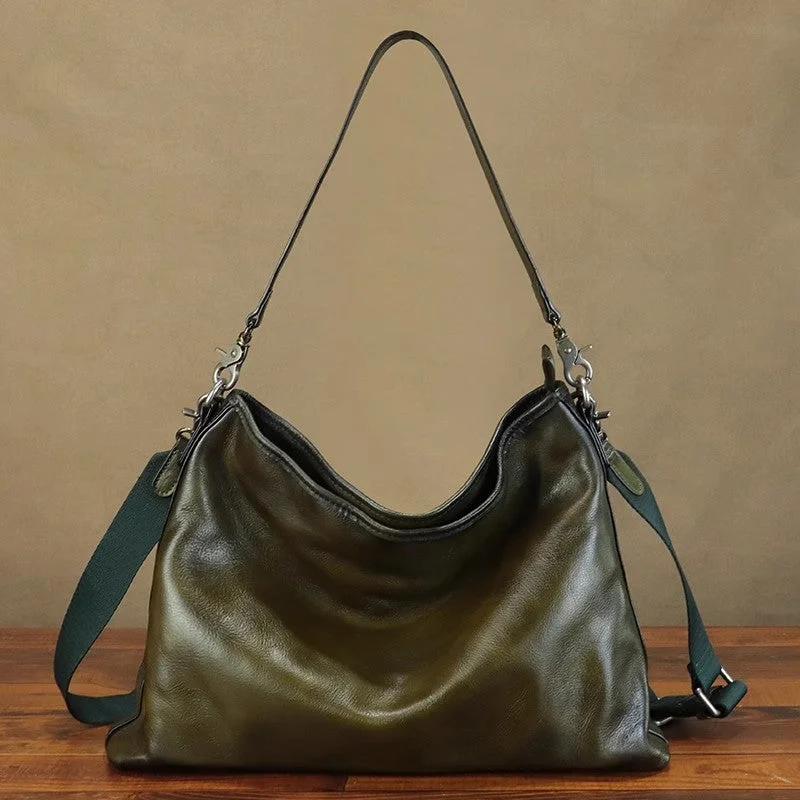 Senior Travelers Womens Green Leather Tote Handbags Genuine Leather Handbags For Women Senior Travelers Womens Green Leather Tote Handbags Genuine Leather Handbags For Women