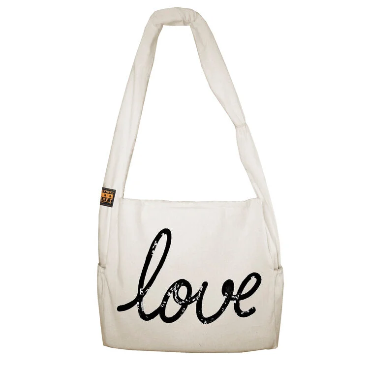 Flash Sale On Premium Bags Vine Street Market USA Love Sequin Large Vegan Canvas Tote Flash Sale On Premium Bags Vine Street Market USA Love Sequin Large Vegan Canvas Tote
