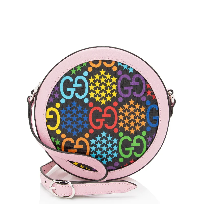 Black Friday Deals On Stylish Handbags Gucci GG Supreme Psychedelic Round Shoulder Bag Black Friday Deals On Stylish Handbags Gucci GG Supreme Psychedelic Round Shoulder Bag