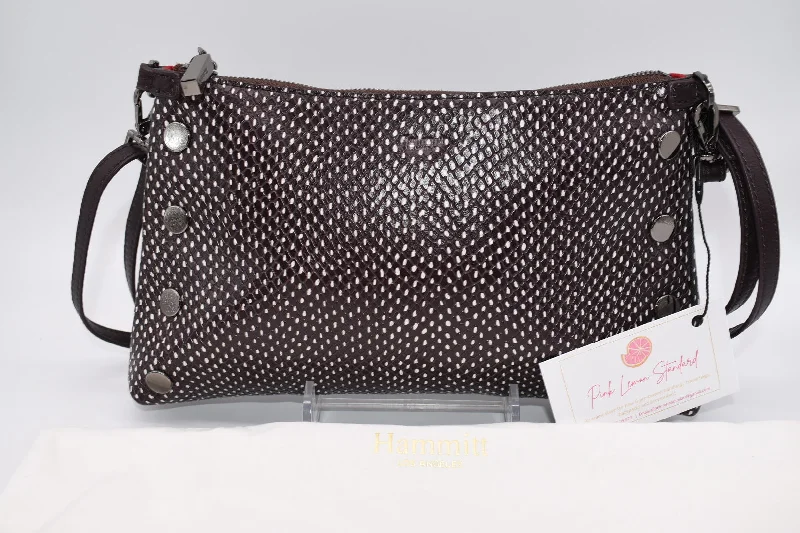 Genuine Bags On Clearance Sale Hammitt Nathan Double Pouch Crossbody Bag in Espresso Reserve/ Gunmetal Genuine Bags On Clearance Sale Hammitt Nathan Double Pouch Crossbody Bag in Espresso Reserve/ Gunmetal