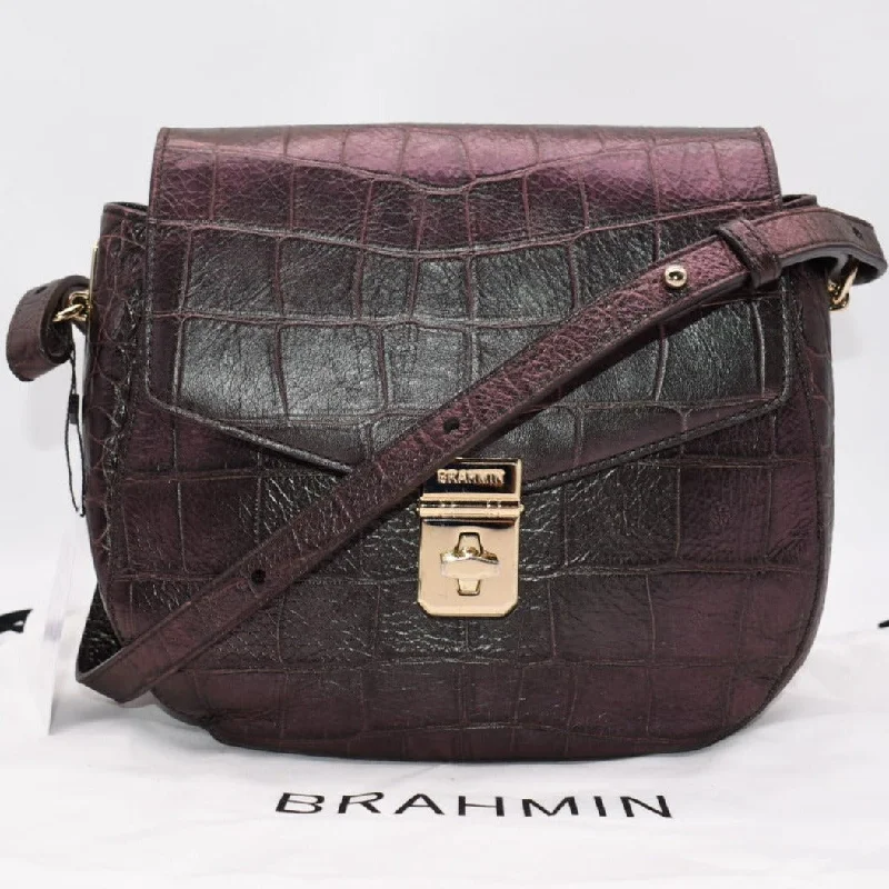 Classic Elegance Sales Brahmin Lizzie  Crossbody Bag in Petrol Versilia