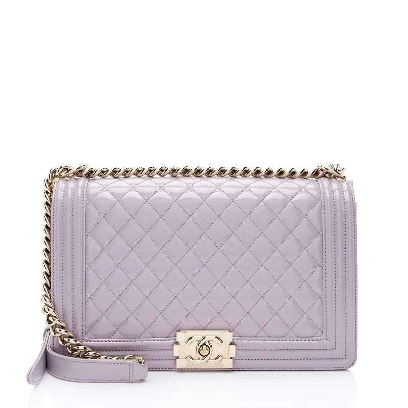 Sporty Bags For Active And Athletic Lifestyles Chanel Patent Leather New Medium Boy Bag Sporty Bags For Active And Athletic Lifestyles Chanel Patent Leather New Medium Boy Bag