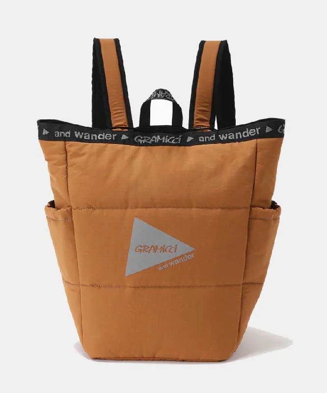 Sustainable Fashion Extravaganza Gramicci x and wander Padded 2Way Pack
