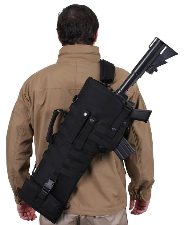 Bags For Urban And Trendy Looks Molle Tactical Rifle Scabbard / Holster | Black or Coyote