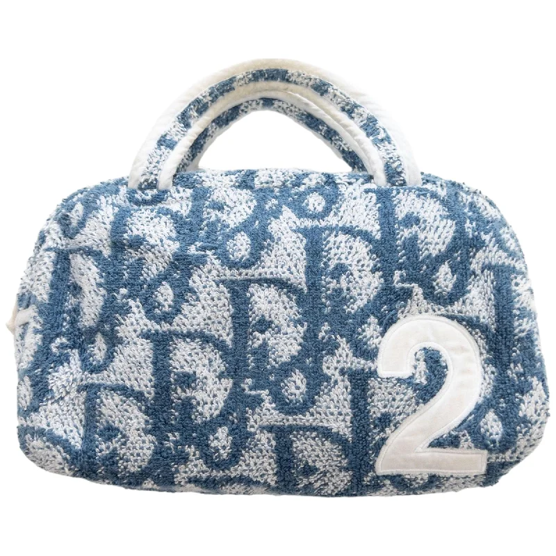 Flirty Fashion Discounts Vintage Dior Terry Cloth Monogram Hand Bag