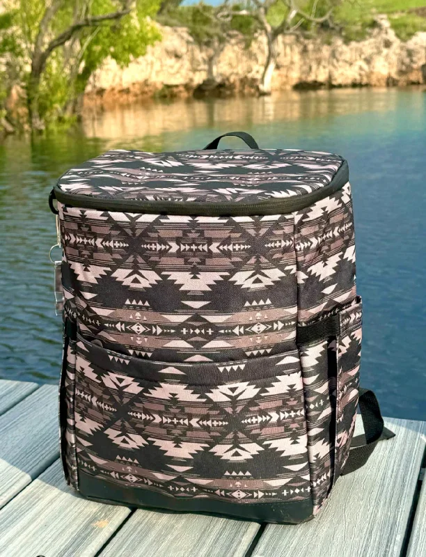 Luxury Bags For Working Professionals Brown Aztec Backpack Cooler