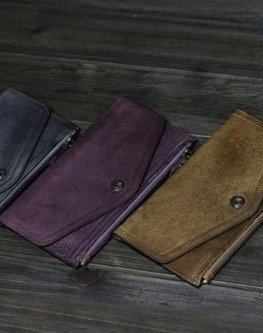 Black Friday Deals On Stylish Handbags Handmade Men long leather wallet clutch men envelop vintage gray brown wallet for him Black Friday Deals On Stylish Handbags Handmade Men long leather wallet clutch men envelop vintage gray brown wallet for him