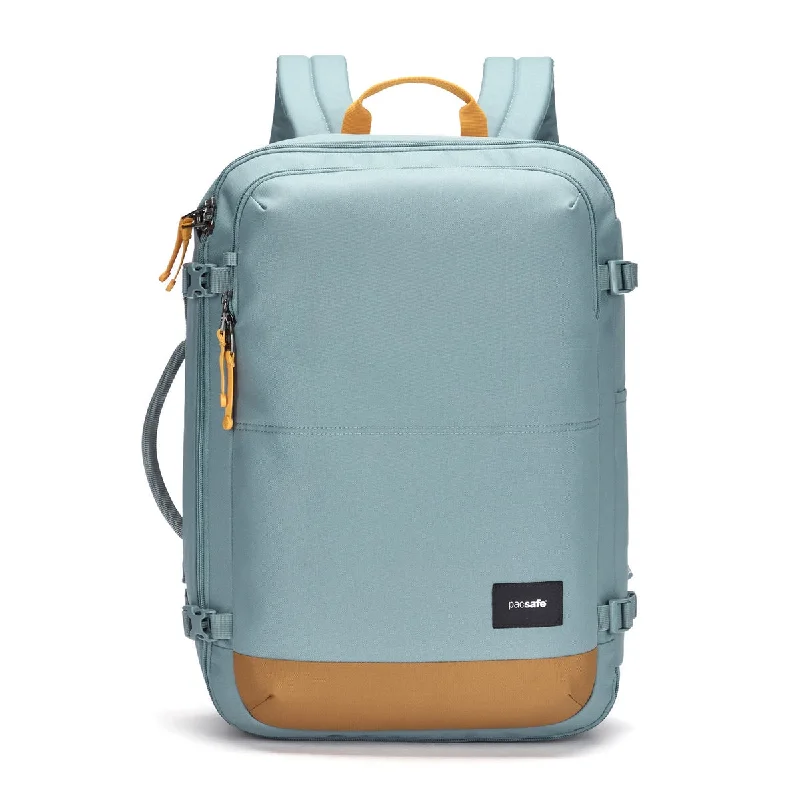 Minimalist Leather Bag For Modern Aesthetics Pacsafe GO Anti-Theft 34L Carry On Backpack Minimalist Leather Bag For Modern Aesthetics Pacsafe GO Anti-Theft 34L Carry On Backpack