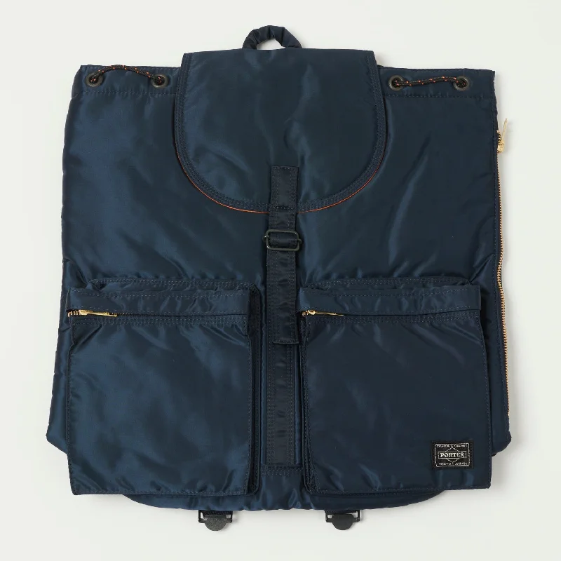 Rustic Bags For Outdoor And Nature-Inspired Looks Porter-Yoshida & Co. Tanker Ruck Sack - Iron Blue Rustic Bags For Outdoor And Nature-Inspired Looks Porter-Yoshida & Co. Tanker Ruck Sack - Iron Blue
