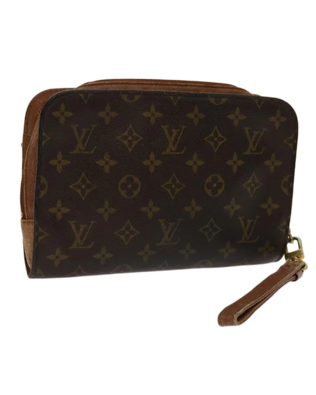 Elegant New Year Party Bags With Flash Sales Monogram Canvas Clutch Bag with Accessories CD Condition Elegant New Year Party Bags With Flash Sales Monogram Canvas Clutch Bag with Accessories CD Condition