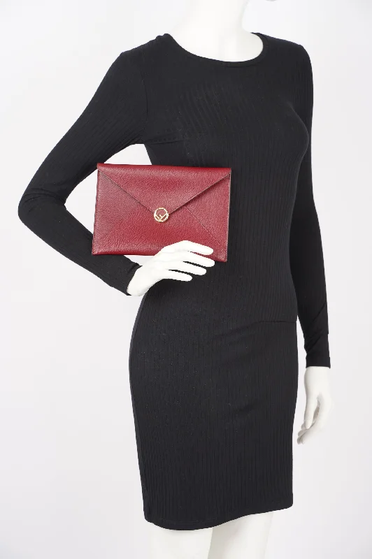 Limited-Time Offers On Trendy And Stylish Bags Fendi Womens Pouch Clutch Burgundy Leather Limited-Time Offers On Trendy And Stylish Bags Fendi Womens Pouch Clutch Burgundy Leather