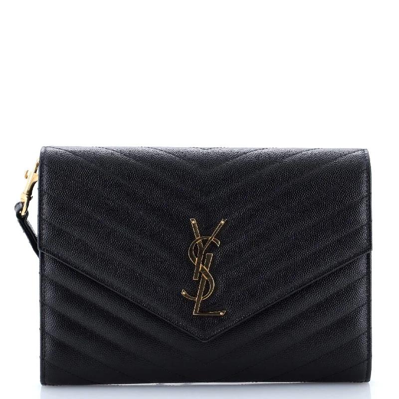 Trendy Bags For Sales Classic Monogram Envelope Wristlet Clutch Matelasse Chevron Leather Trendy Bags For Sales Classic Monogram Envelope Wristlet Clutch Matelasse Chevron Leather
