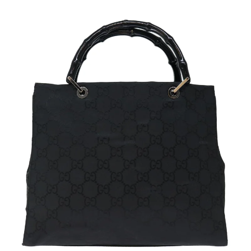 Versatile Bags That Suit Any Outfit Or Event Gucci Bamboo Canvas Tote Bag (Pre-Owned) Versatile Bags That Suit Any Outfit Or Event Gucci Bamboo Canvas Tote Bag (Pre-Owned)