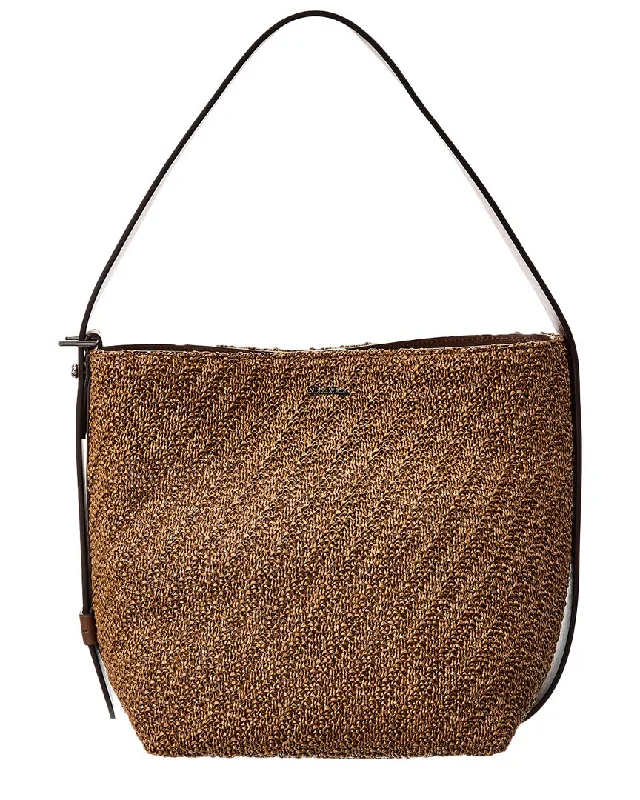 Stylish Bags For Fashion Bloggers With Promotions Max Mara Archetipo Medium Leather-Trim Tote Stylish Bags For Fashion Bloggers With Promotions Max Mara Archetipo Medium Leather-Trim Tote