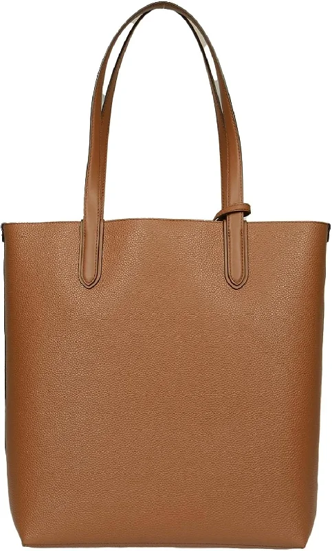 Durable And Fashionable Bags For Daily Use Michael Michael Kors Women's Luggage Brown Eliza Extra Large East/West Reversible Tote Handbag Durable And Fashionable Bags For Daily Use Michael Michael Kors Women's Luggage Brown Eliza Extra Large East/West Reversible Tote Handbag