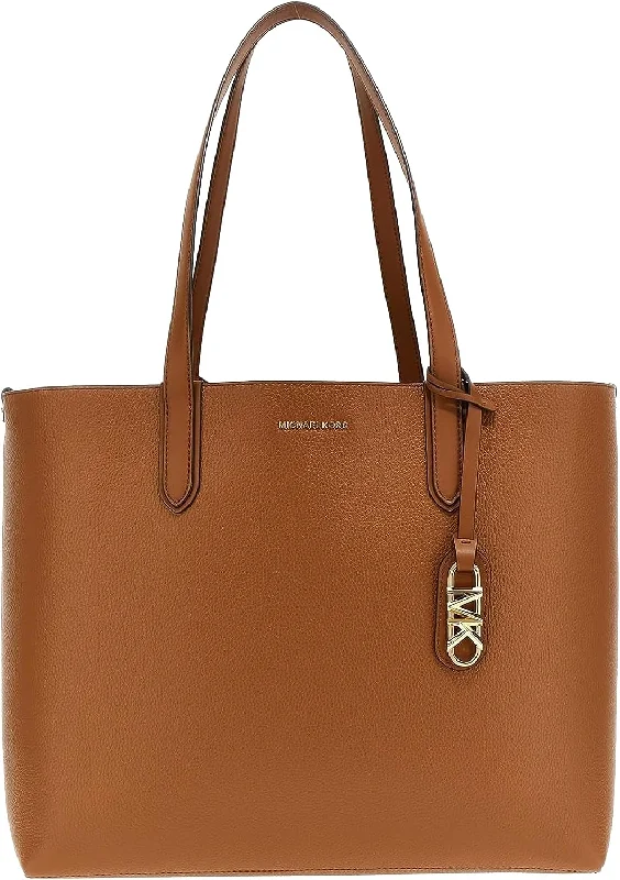 Office Professionals Michael Michael Kors Women's Luggage Camel Eliza Extra Large East/West Reversible Tote Handbag Office Professionals Michael Michael Kors Women's Luggage Camel Eliza Extra Large East/West Reversible Tote Handbag