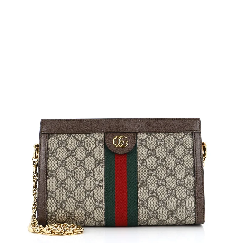 Party Bags For New Year's Eve And Special Occasions Ophidia Chain Shoulder Bag GG Coated Canvas Small Party Bags For New Year's Eve And Special Occasions Ophidia Chain Shoulder Bag GG Coated Canvas Small