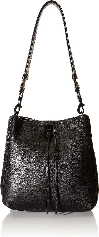 Office Professionals Rebecca Women Minkoff Darren Convertible Shoulder Leather Bag 001 Black OS Office Professionals Rebecca Women Minkoff Darren Convertible Shoulder Leather Bag 001 Black OS