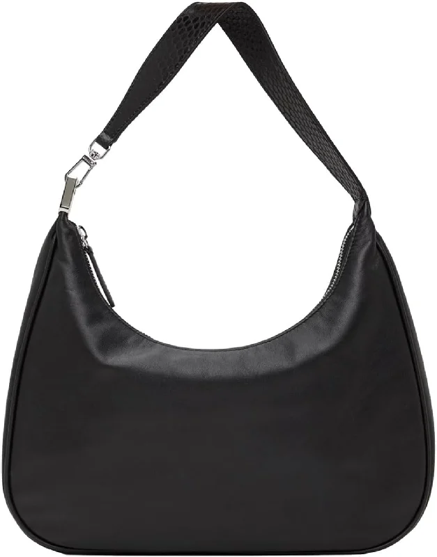 Luxurious But Budget-Friendly Bags STAUD Women's Black Sylvie Leather Shoulder Handbag Luxurious But Budget-Friendly Bags STAUD Women's Black Sylvie Leather Shoulder Handbag