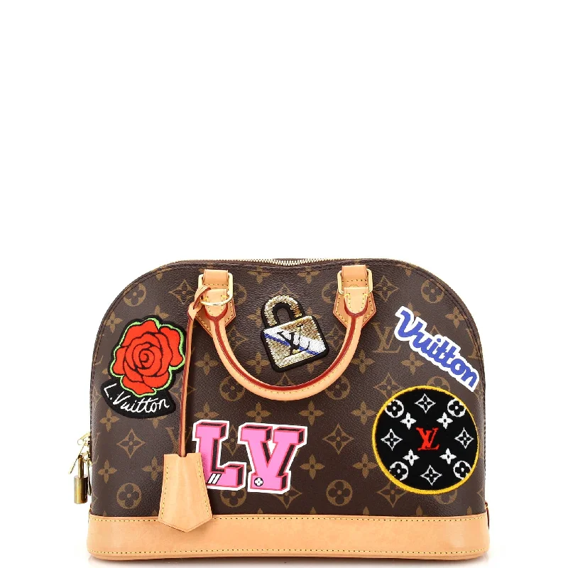 Limited-Time Offer On Trendy Bags Alma Handbag Limited Edition Patches Monogram Canvas PM Limited-Time Offer On Trendy Bags Alma Handbag Limited Edition Patches Monogram Canvas PM