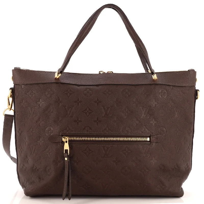 Minimalist Leather Bag For Modern Aesthetics Bastille Bag Monogram Empreinte Leather MM Minimalist Leather Bag For Modern Aesthetics Bastille Bag Monogram Empreinte Leather MM