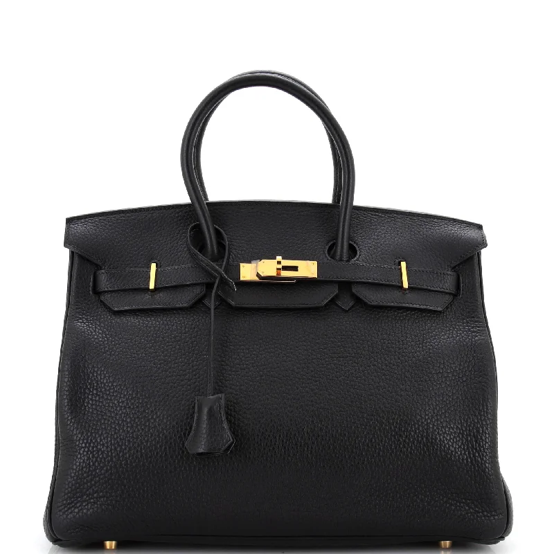 Bags For Free-Spirited And Artistic Styles Birkin Handbag Noir Togo with Gold Hardware 35 Bags For Free-Spirited And Artistic Styles Birkin Handbag Noir Togo with Gold Hardware 35