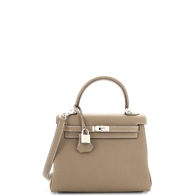 Rustic Bags For Outdoor And Nature-Inspired Looks Kelly Handbag Grey Togo with Palladium Hardware 25 Rustic Bags For Outdoor And Nature-Inspired Looks Kelly Handbag Grey Togo with Palladium Hardware 25