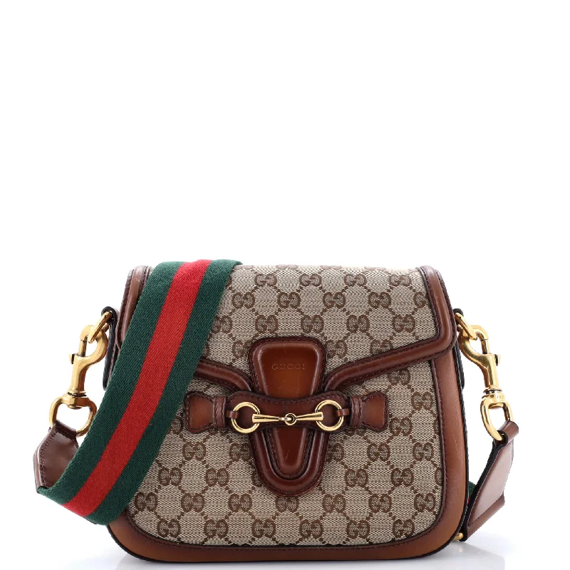 Genuine Bags On Clearance Sale Lady Web Shoulder Bag GG Canvas Small