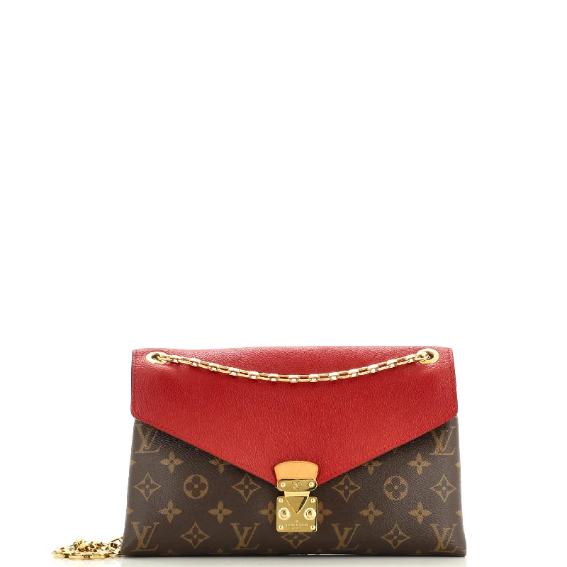 Durable And Fashionable Bags For Daily Use Pallas Chain Shoulder Bag Monogram Canvas and Calfskin Durable And Fashionable Bags For Daily Use Pallas Chain Shoulder Bag Monogram Canvas and Calfskin