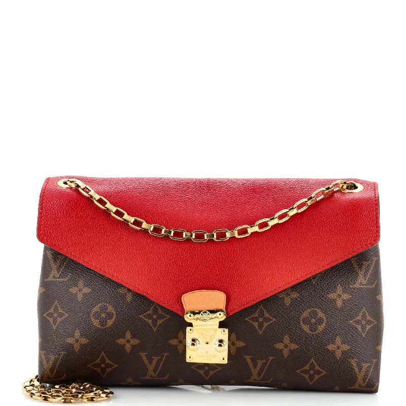 Modern And Limited-Time Offer Bags Pallas Chain Shoulder Bag Monogram Canvas and Calfskin Modern And Limited-Time Offer Bags Pallas Chain Shoulder Bag Monogram Canvas and Calfskin