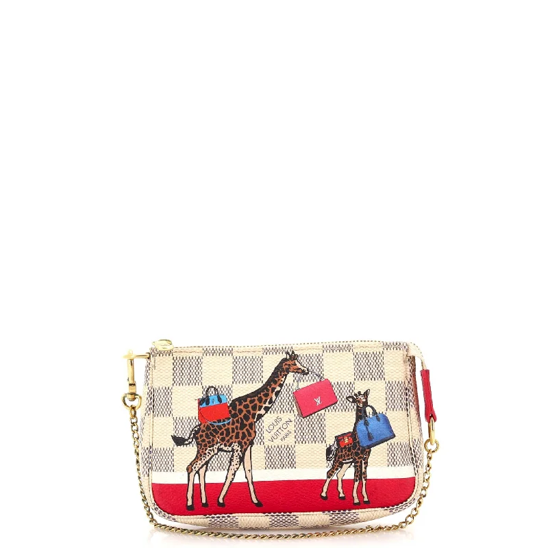 Bags For Minimalist And Functional Design Pochette Accessoires Limited Edition Christmas Animation Monogram Canvas Mini Bags For Minimalist And Functional Design Pochette Accessoires Limited Edition Christmas Animation Monogram Canvas Mini