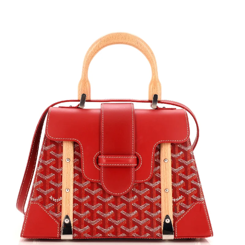 Versatile Bags That Suit Any Outfit Or Event Saigon Top Handle Bag Coated Canvas with Leather PM Versatile Bags That Suit Any Outfit Or Event Saigon Top Handle Bag Coated Canvas with Leather PM