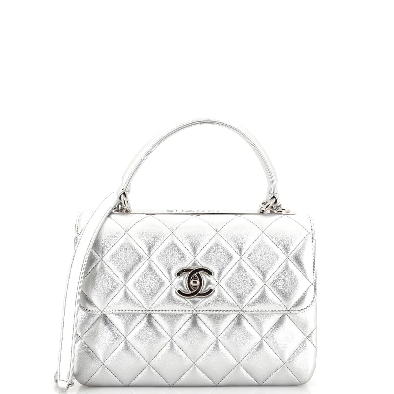 Lightweight And Functional Bags For Travel And Work Trendy CC Top Handle Bag Quilted Lambskin Small Lightweight And Functional Bags For Travel And Work Trendy CC Top Handle Bag Quilted Lambskin Small